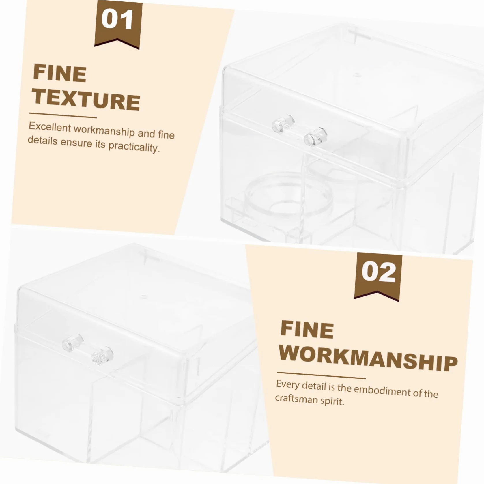 2 pezzi contenitore per il trucco lucidalabbra trasparente rossetto organizer torre organizer per gioielli vassoio organizer per cosmetici in acrilico organizer per cosmetici organizer in cotone per