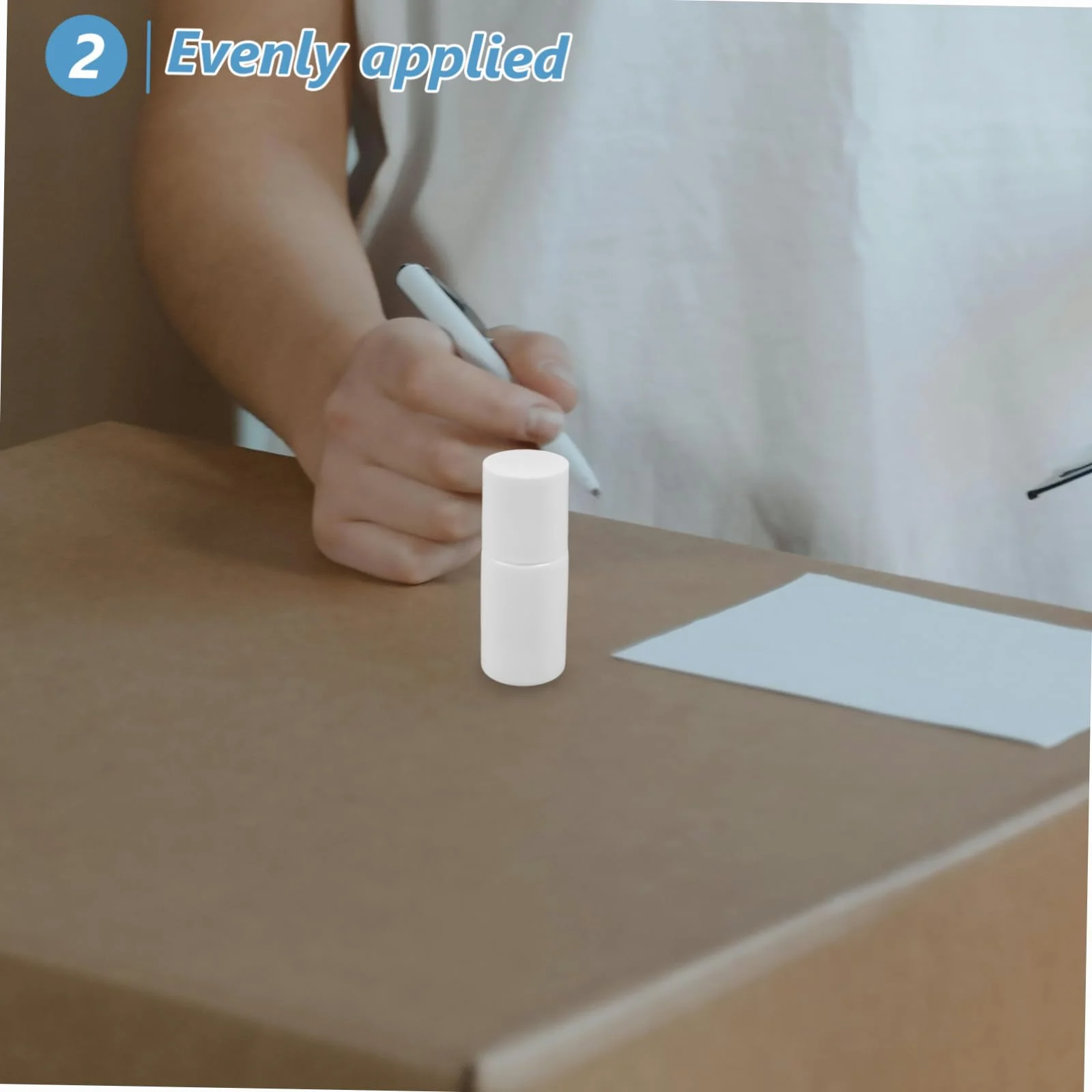 HEALLILY 6 flaconi vuoti con applicatore in spugna per liquidi, riutilizzabili, colla e per capelli, design compatto, ideale per viaggi, applicazione uniforme con plastica