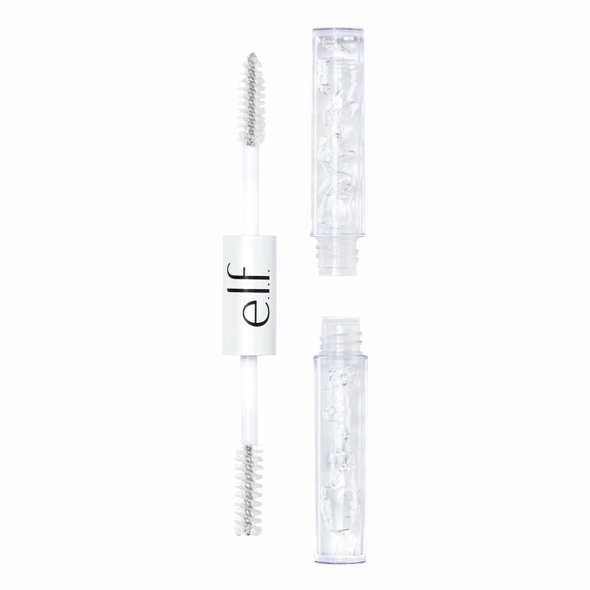 e.l.f. Clear Brow & Lash Mascara, lucido, leggero, facile da usare, rivitalizza e dona alle sopracciglia una tenuta morbida e flessibile per tutto il giorno, compatto 2,5 mL, crystal (trasparente)