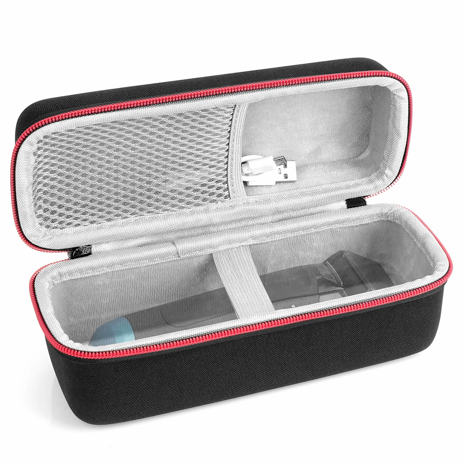 Linkidea Generic - Custodia rigida da viaggio per rasoi elettrici, compatibile con Philips Norelco serie 2000, 3600, Braun Series 3, 5, 6, organizer per accessori da barba per uso quotidiano (nero)