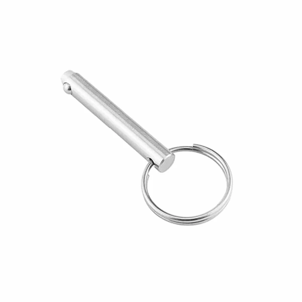 Perni a sgancio rapido in acciaio inox con sfera a molla 10 x 65 mm per accessori barche