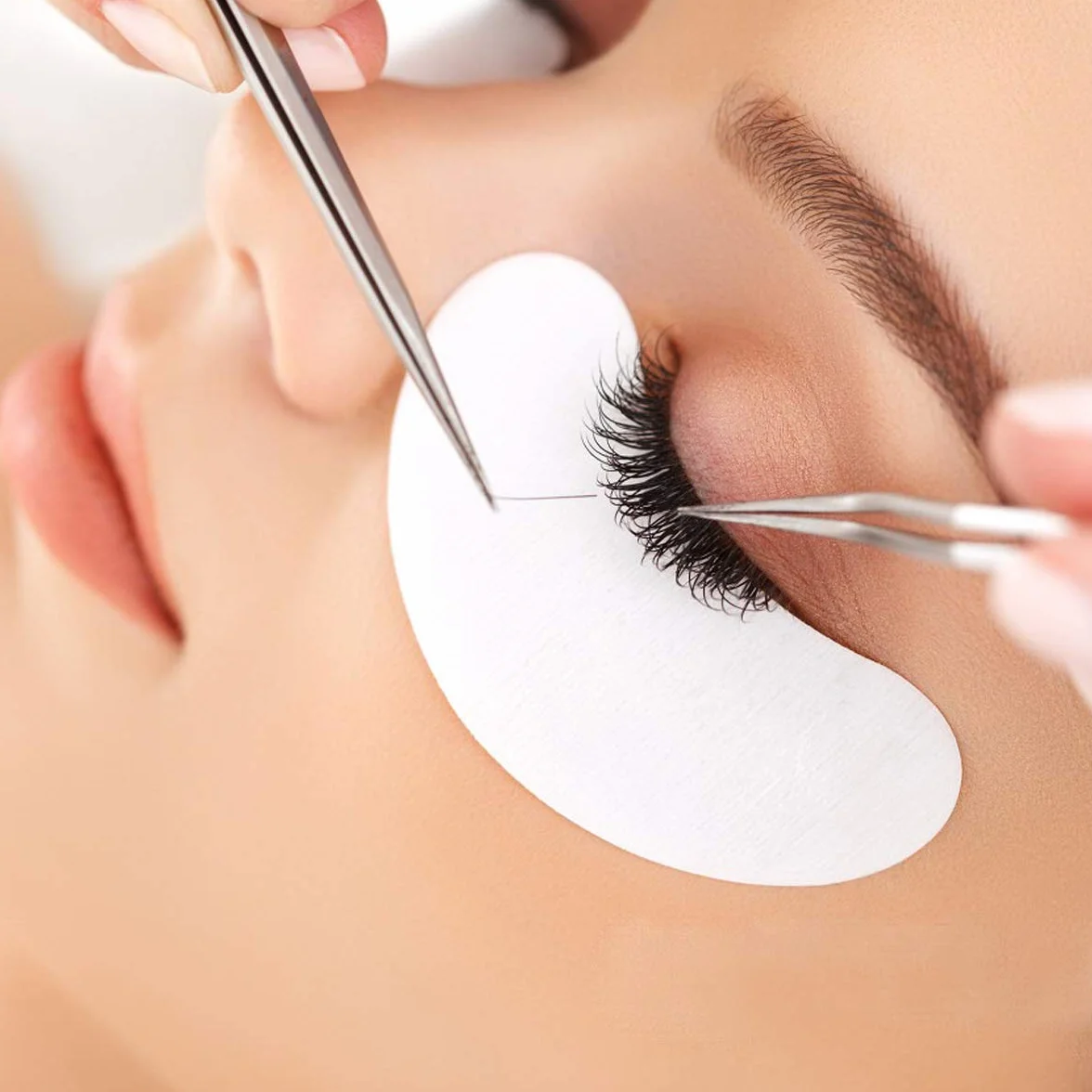 50 Paio Patch Extension Ciglia Gel Cerotto Eye Gel Patches Senza Pelucchi Cerotti Gel per Estensioni Ciglia Adesivi Eye Pads