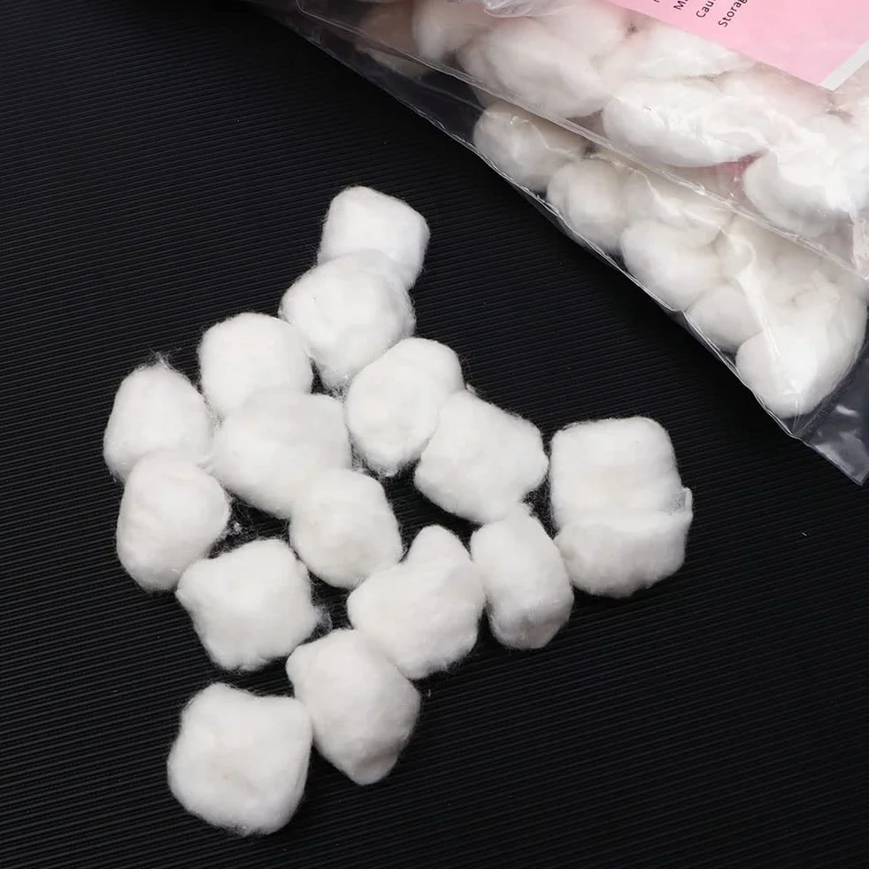 300 batuffoli di cotone per trucco sgrassanti batuffoli di cotone per uso domestico in salone di bellezza