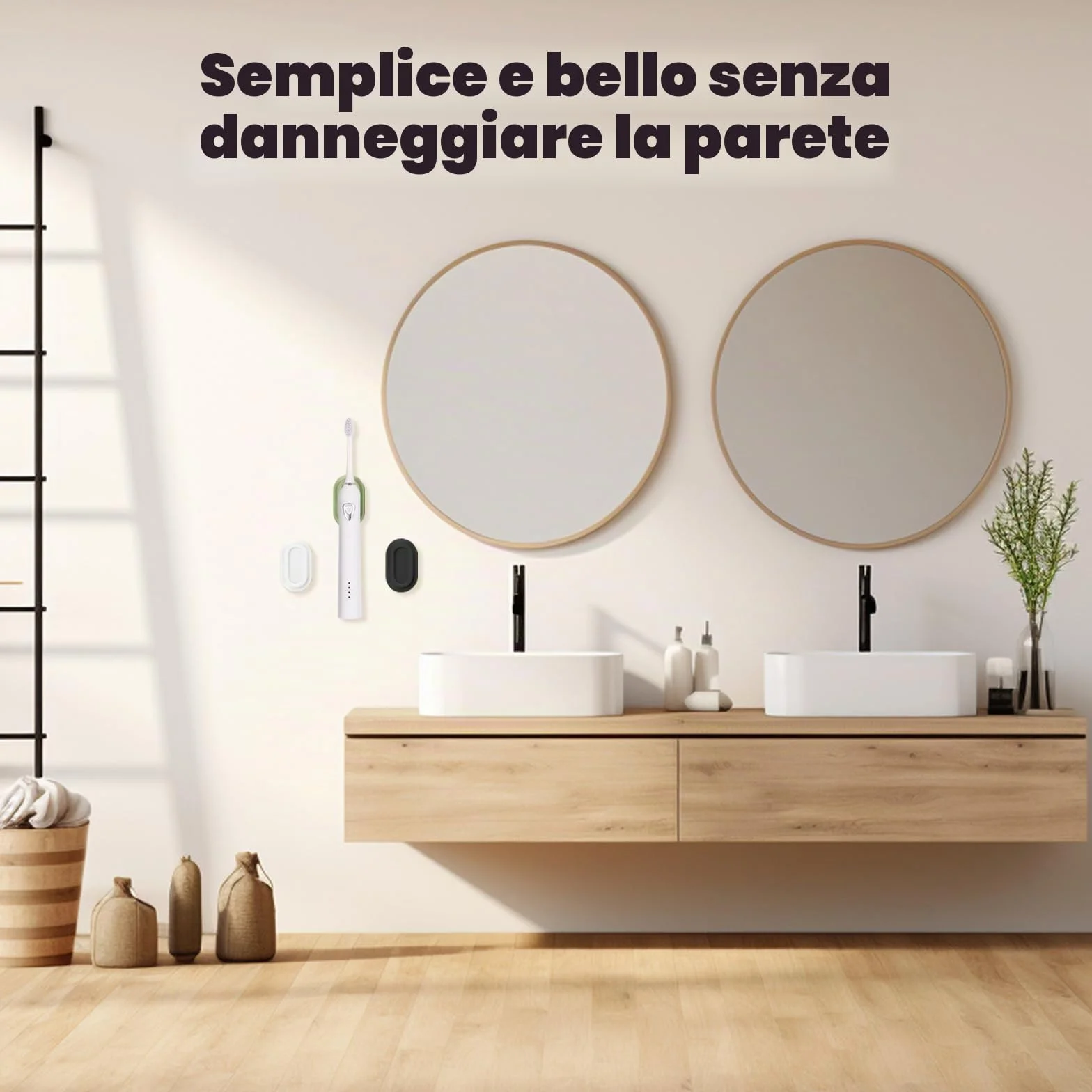 Supporto Magnetico Porta Telecomando da Muro 5 Pezzi, Adatto a Tutti i Tipi di Elettrodomestici