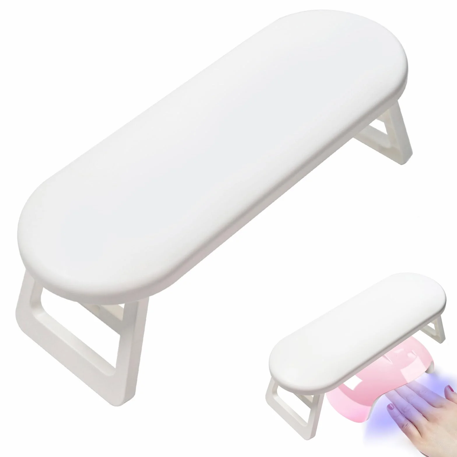 Poggiamano Per Unghie, Poggia Mani per Unghie, Poggiabraccia per Unghie, Pieghevole, per Salone di Bellezza, Salone di Nail Art