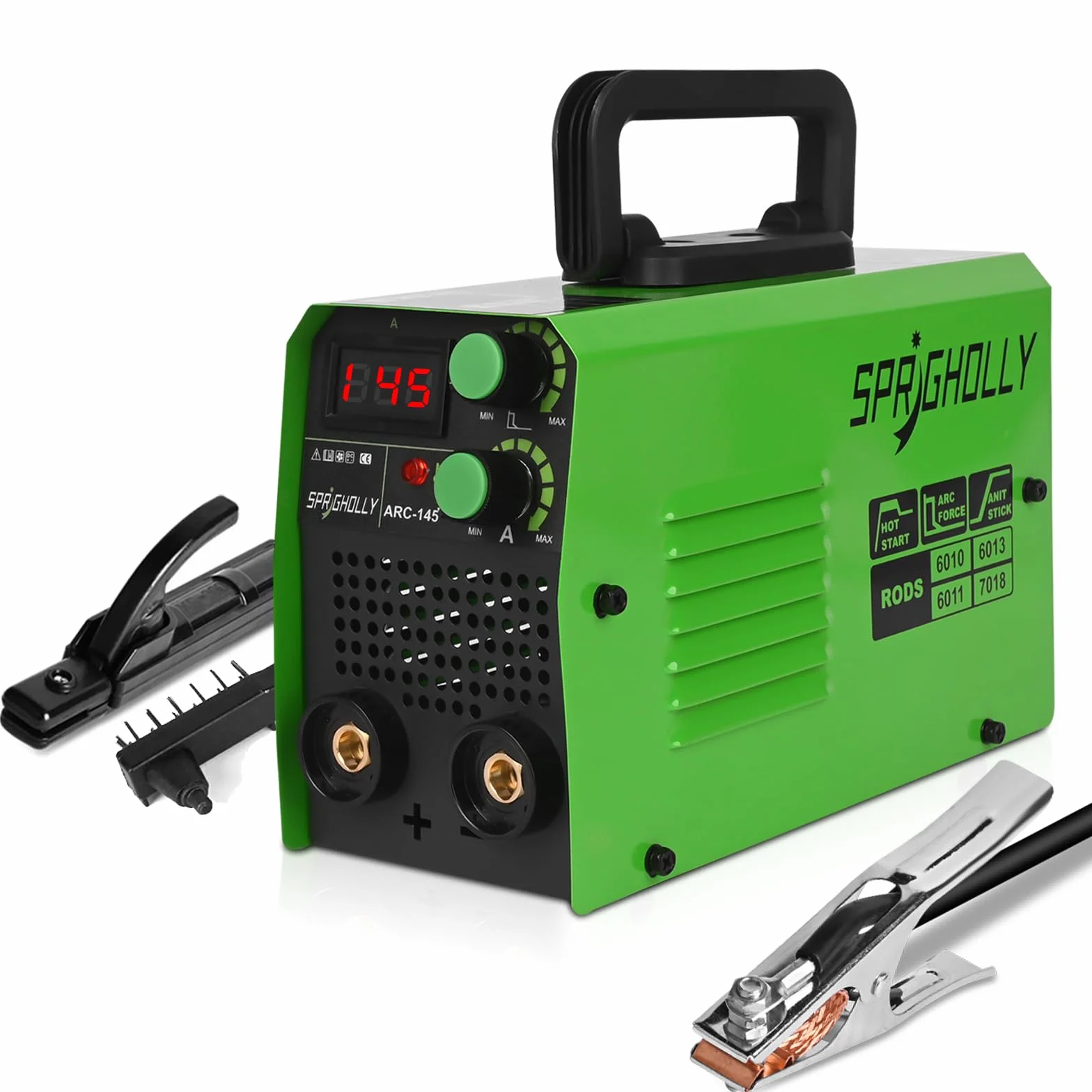 Mini Saldatrice Inverter 145A ARC LIFT TIG IGBT Display LED ARC-145