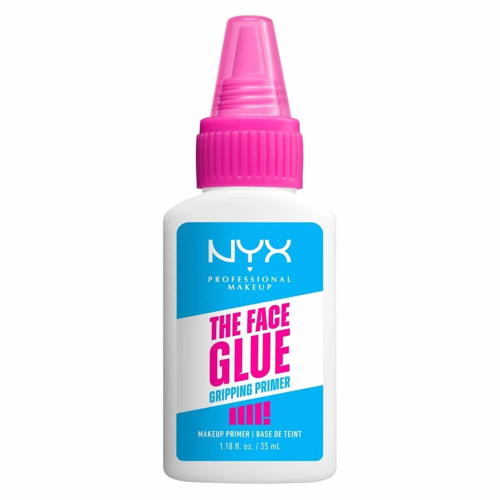 NYX Professional Makeup Gripping Primer, Per Tutti i Tipi di Pelle, Azione Idratante e Grip, Pelle idratata fino a 24H, Con Sciroppo d'Acero e Acido Poliglutammico, The Face Glue, 35 ml