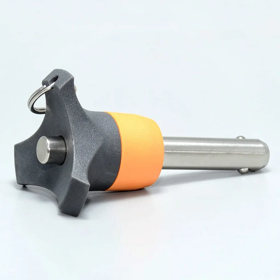 Perni di bloccaggio acciaio INOX M 1/4 pollici L 1.5 pollici, Perni autobloccanti a sfere a sgancio rapido