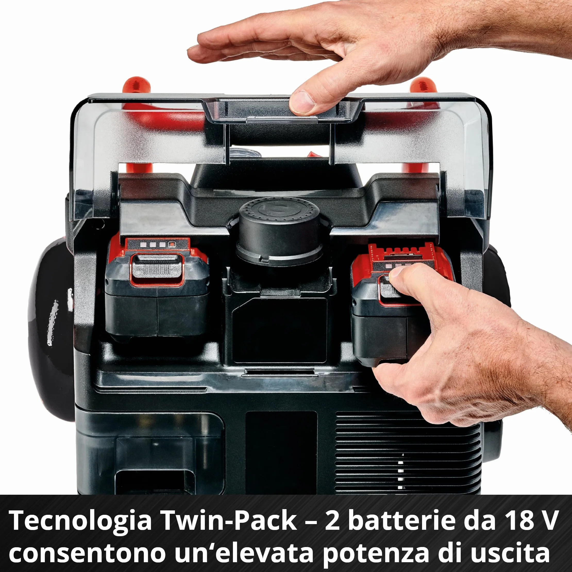 Einhell TE-AC 36/150 Li OF-Solo Compressore a Batteria 36 V 8 bar Serbatoio 6 l Aspirazione 150 l/min Senza Olio