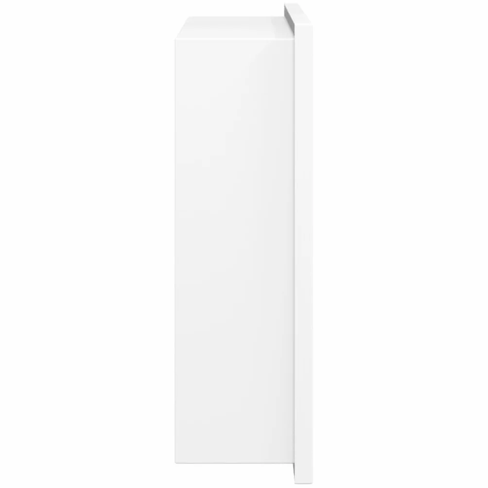 Nicchia per Doccia Bianco Opaco 32x32x9cm Acciaio Inox