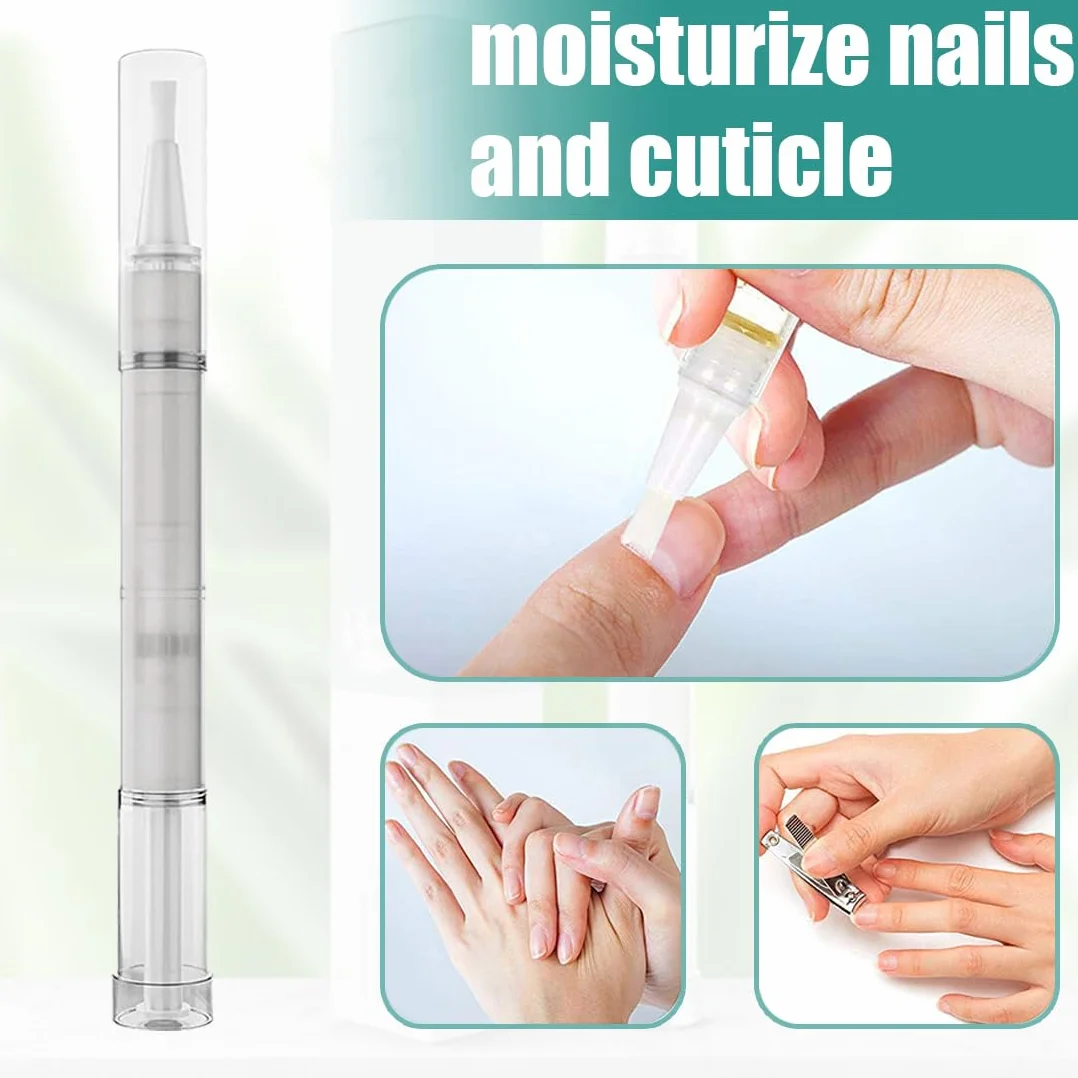 Nail Care Pen - Penna per unghie e unghie dei piedi curate, arricchita con olio di tea tree, vitamina E e aloe vera (2 pezzi)