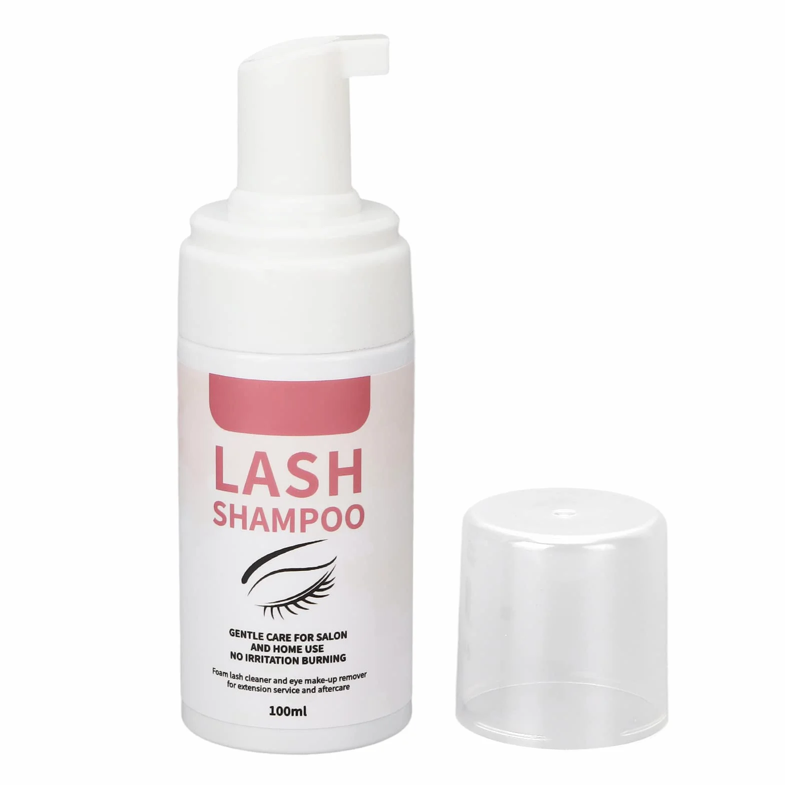 Schiuma Detergente per Ciglia, Mousse Struccante per Ciglia, Shampoo per Extension Ciglia da 100 Ml
