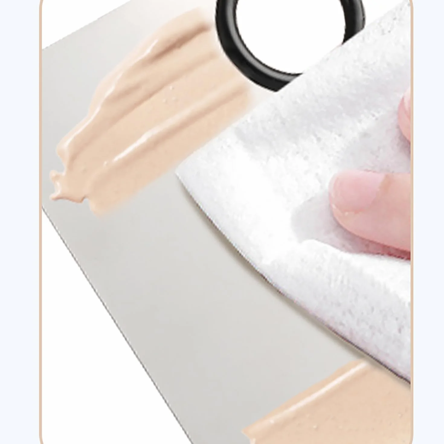 Tavolozza Per Miscelazione Cosmetica - 2 Piece set, Palette per Miscelazione del Trucco, con Esso è Possibile Mescolare Il Vostro Intero Make up Senza Sforzo per un Look Bello ed Elegante