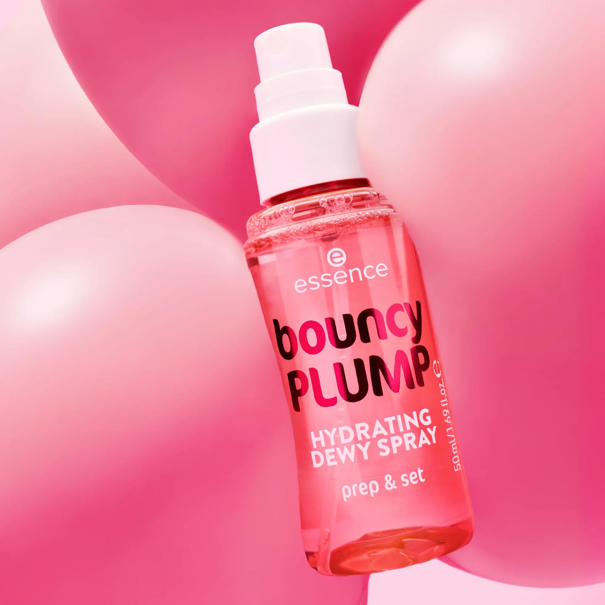 essence bouncy PLUMP HYDRATING DEWY SPRAY, idratante, curativo, correttore, rugiadosa (50ml)
