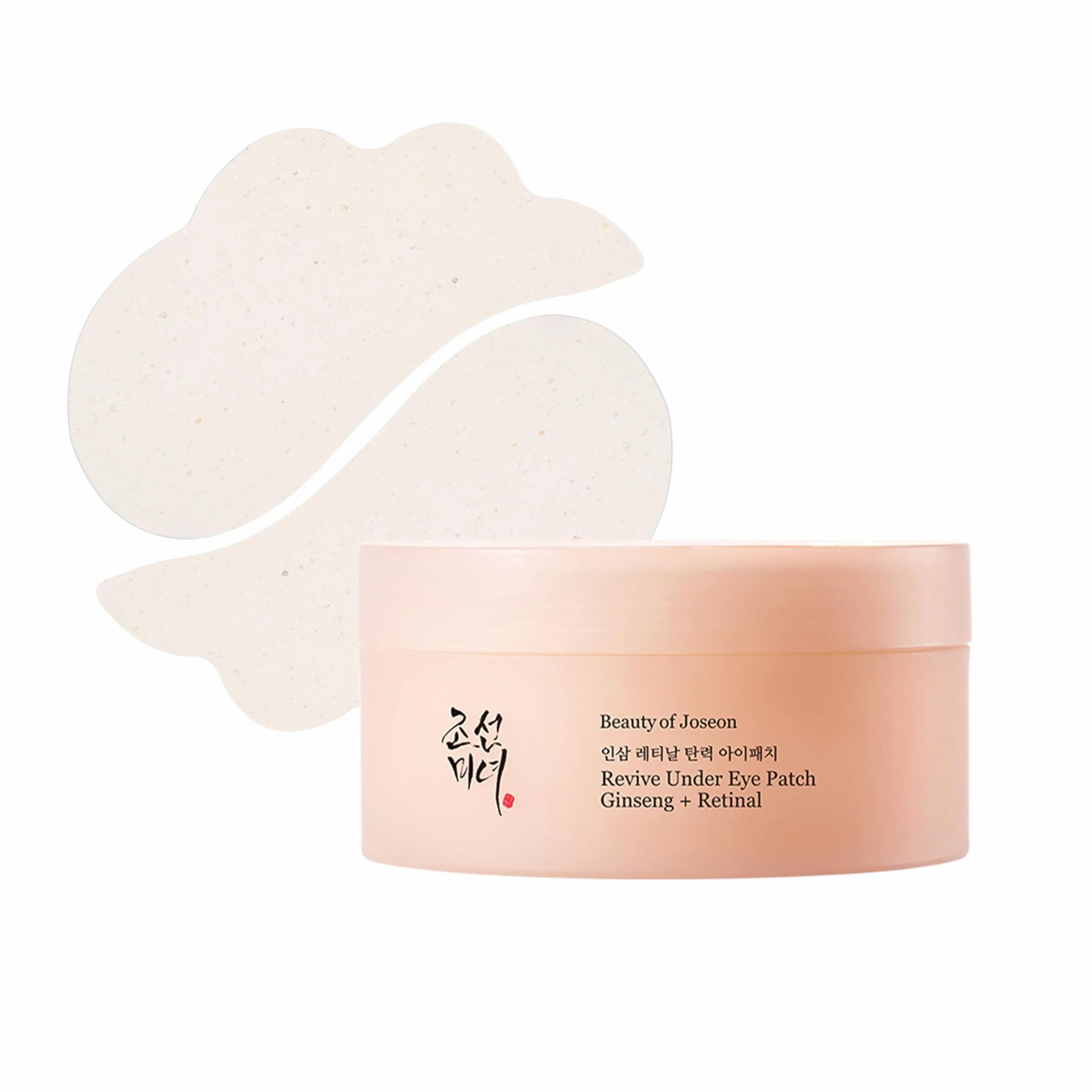 Beauty of Joseon Revive - Benda sotto gli occhi al ginseng retinico per maschere gonfie sotto gli occhi al collagene peptide per la cura della pelle coreana per donne e uomini, 60 fogli 30 paia