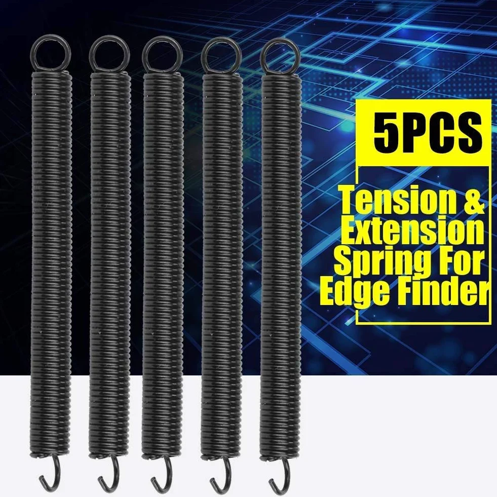 Molla di Prolunga Fili 5pcs per Cercatore di Bordi Sensore Dia 0.6mm OD 4mm Lunghi 50mm