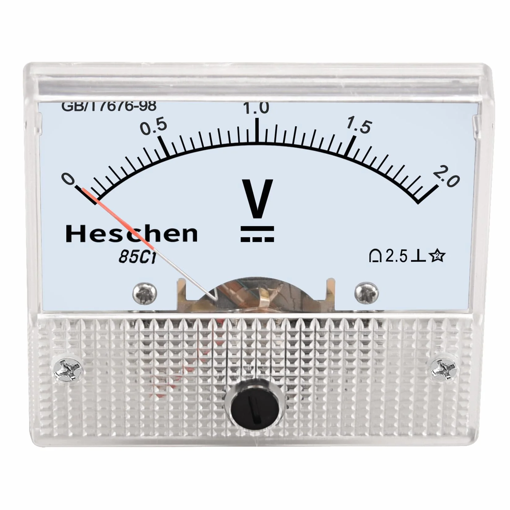 Heschen 85C1-3A Amperometro DC 0-3A classe 2.5 montato a pannello