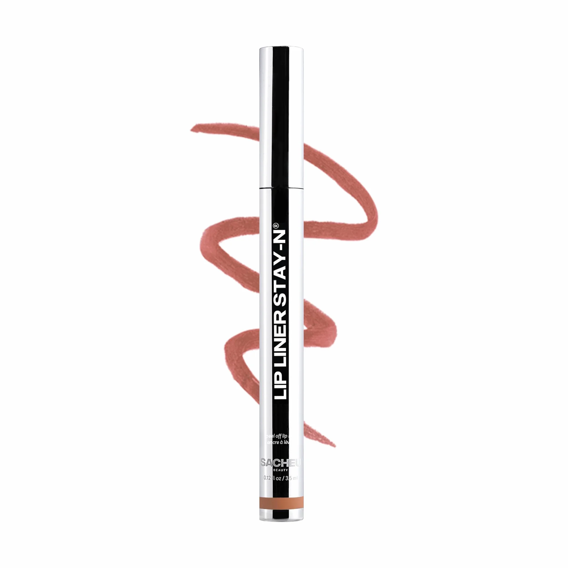 Sacheu Lip Liner Stay-N Tinta Labbra Peel Off – Tattoo per Labbra a Lunga Durata, Effetto Matte Transfer Proof con Acido Ialuronico e Vitamina E, Vegano Trucco Cruelty-free (p-INKED)