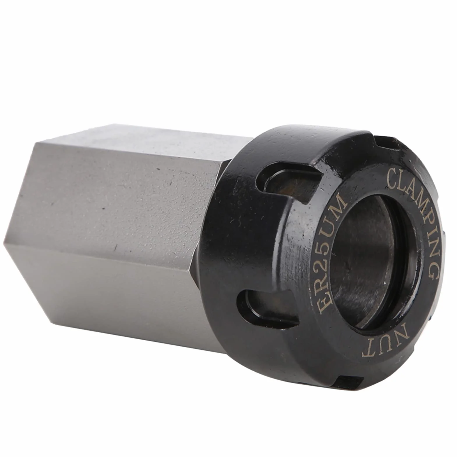 Mandrino Portautensili ER25 42x21 mm Acciaio Duro per CNC Tornio Colletto Esadecimale Fresatura