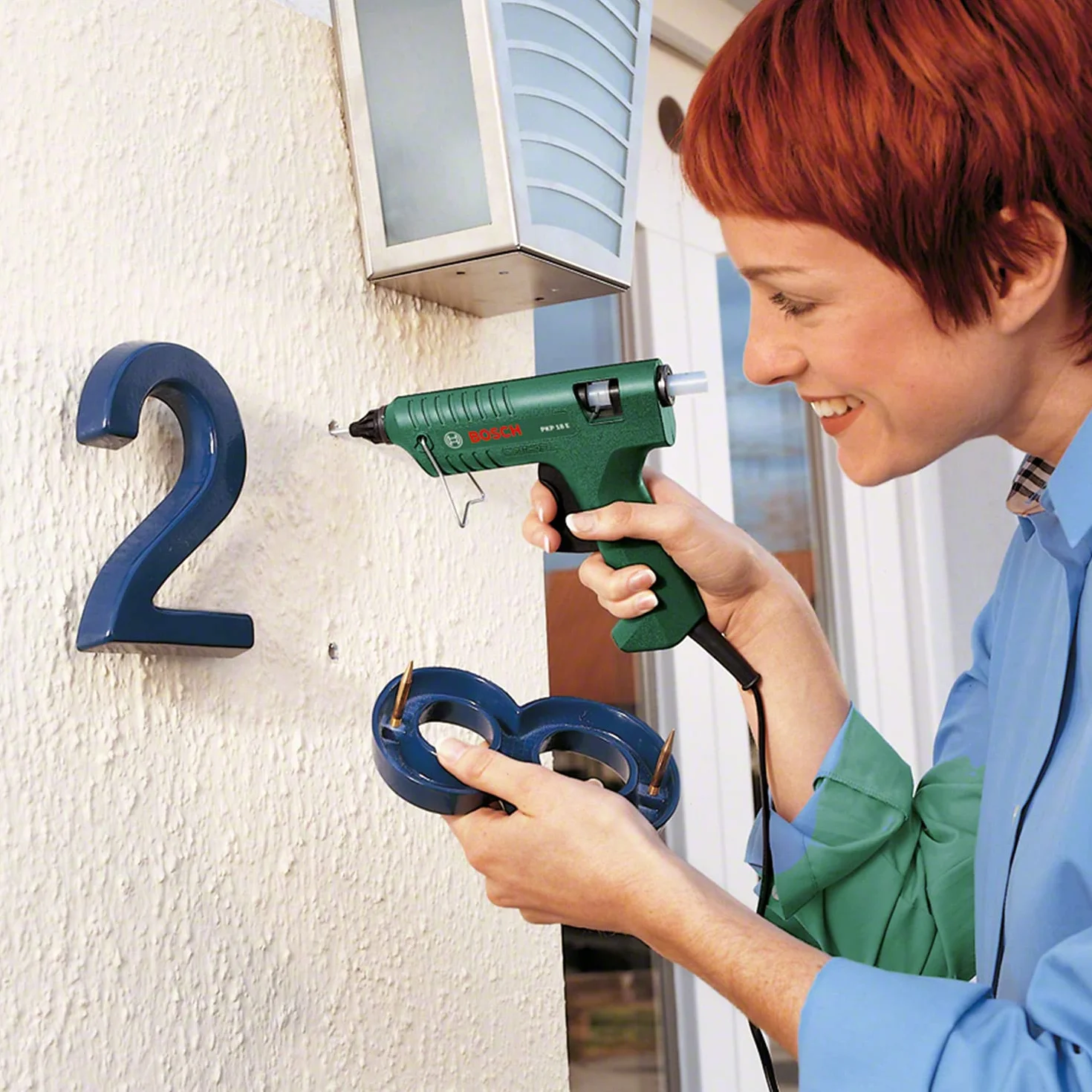 Bosch PKP 18 E pistola incollatrice 240 V colla a fusione ugello extra-lungo