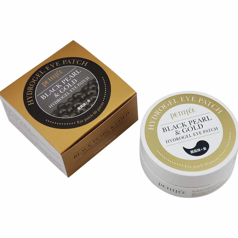 werpower Petitfée Black Pearl & Gold Benda in Idrogel Trattamento Sotto gli Occhi 60 Pezzi