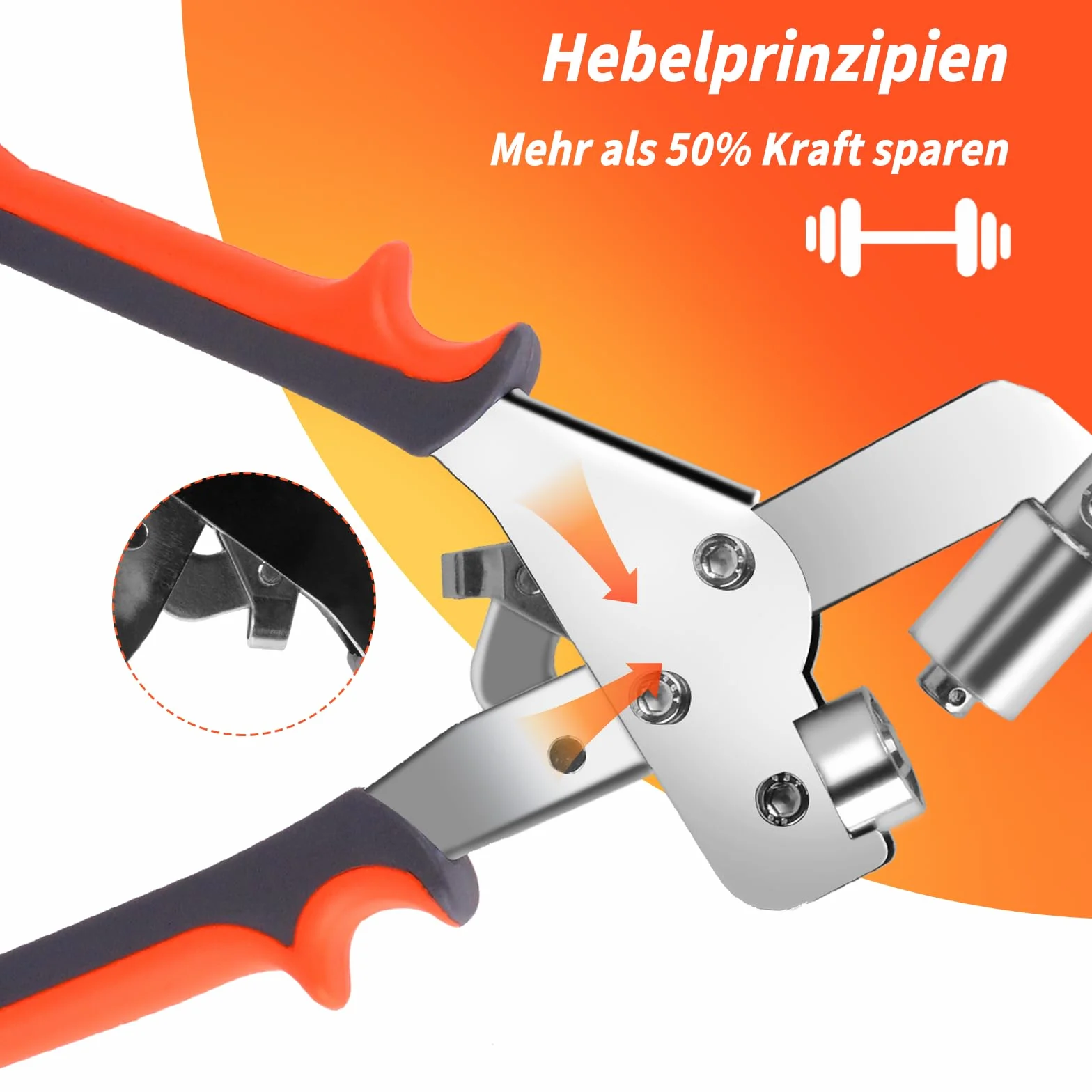 Pinza Occhiellatrice Manuale per Teloni PVC con 300 Occhielli Ø 10mm