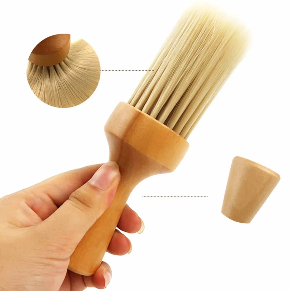 Barber Neck Dust Brush Kit, Professional Barber Neck Duster Soft Cleaning Spazzola per Barbiere Parrucchiere Strumento di Pulizia per Parrucchieri