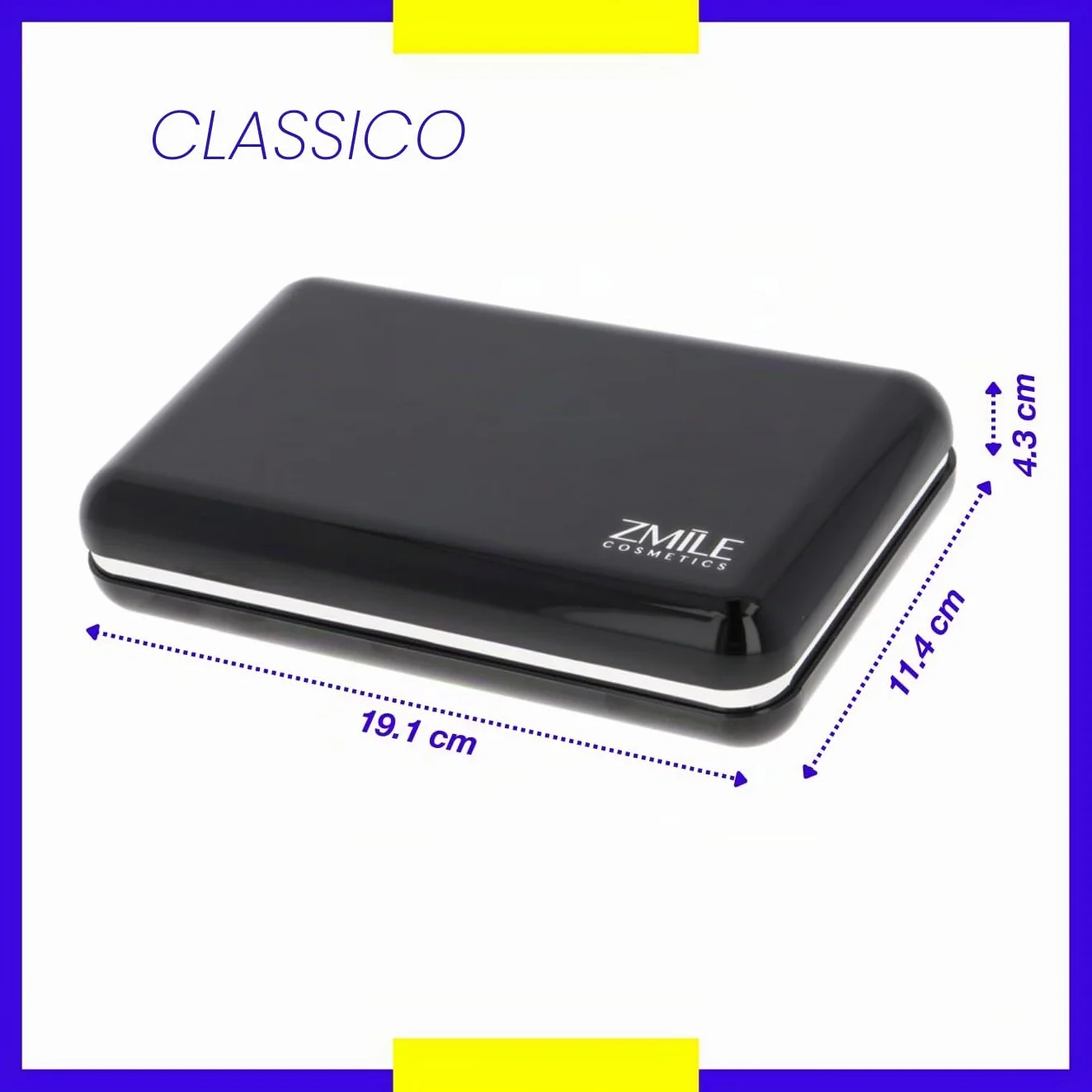 ZMILE Cosmetics Tavolozza Trucco Classic, Cosmetici Vegan, Nero