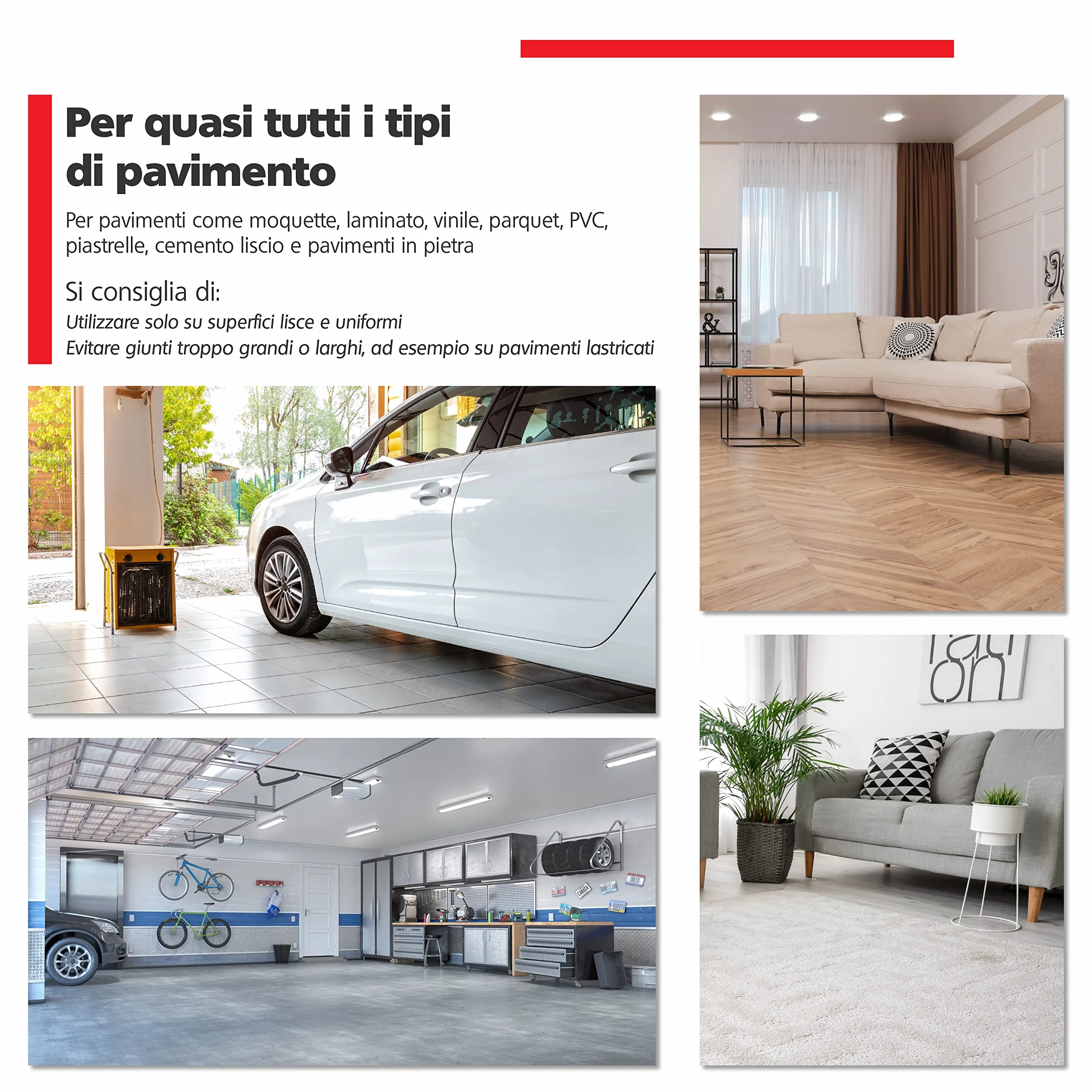 RAVN HAMAN Ruote pivottanti per mobili 50 mm con freno 100 kg - Set di 4 rotelle industriali carichi pesanti