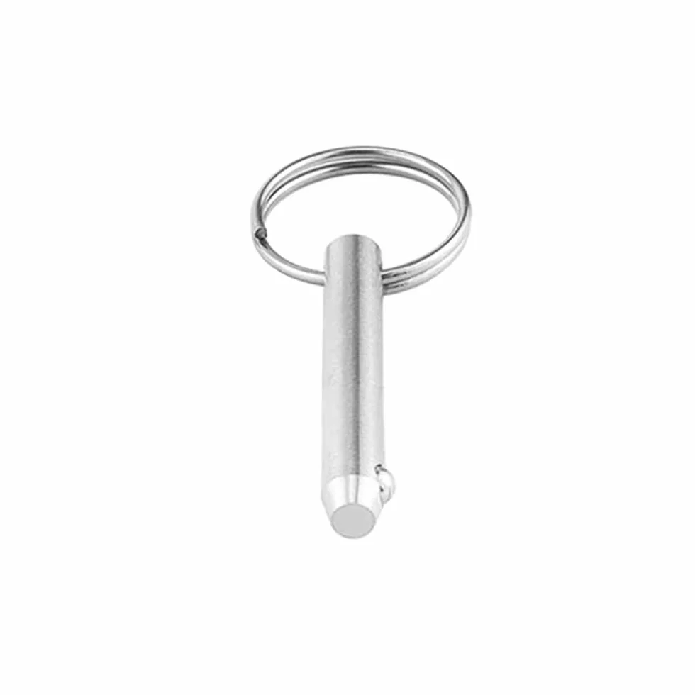 Perni a sgancio rapido in acciaio inox con sfera a molla 10 x 65 mm per accessori barche