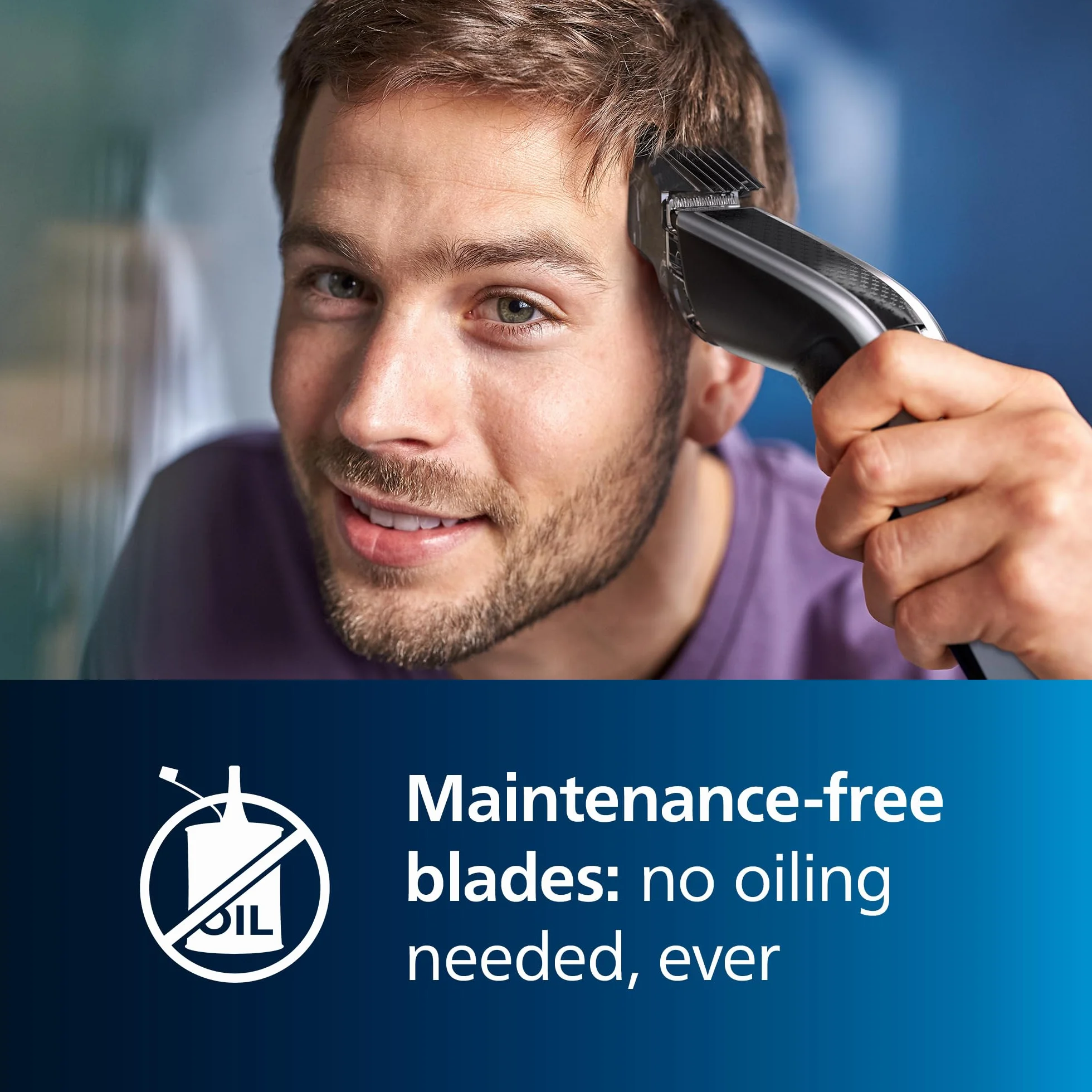 Philips Hair Clipper Serie 5000 Regolacapelli Con Tecnologia Trim-n-Flow E DualCut (modello HC5630/15)