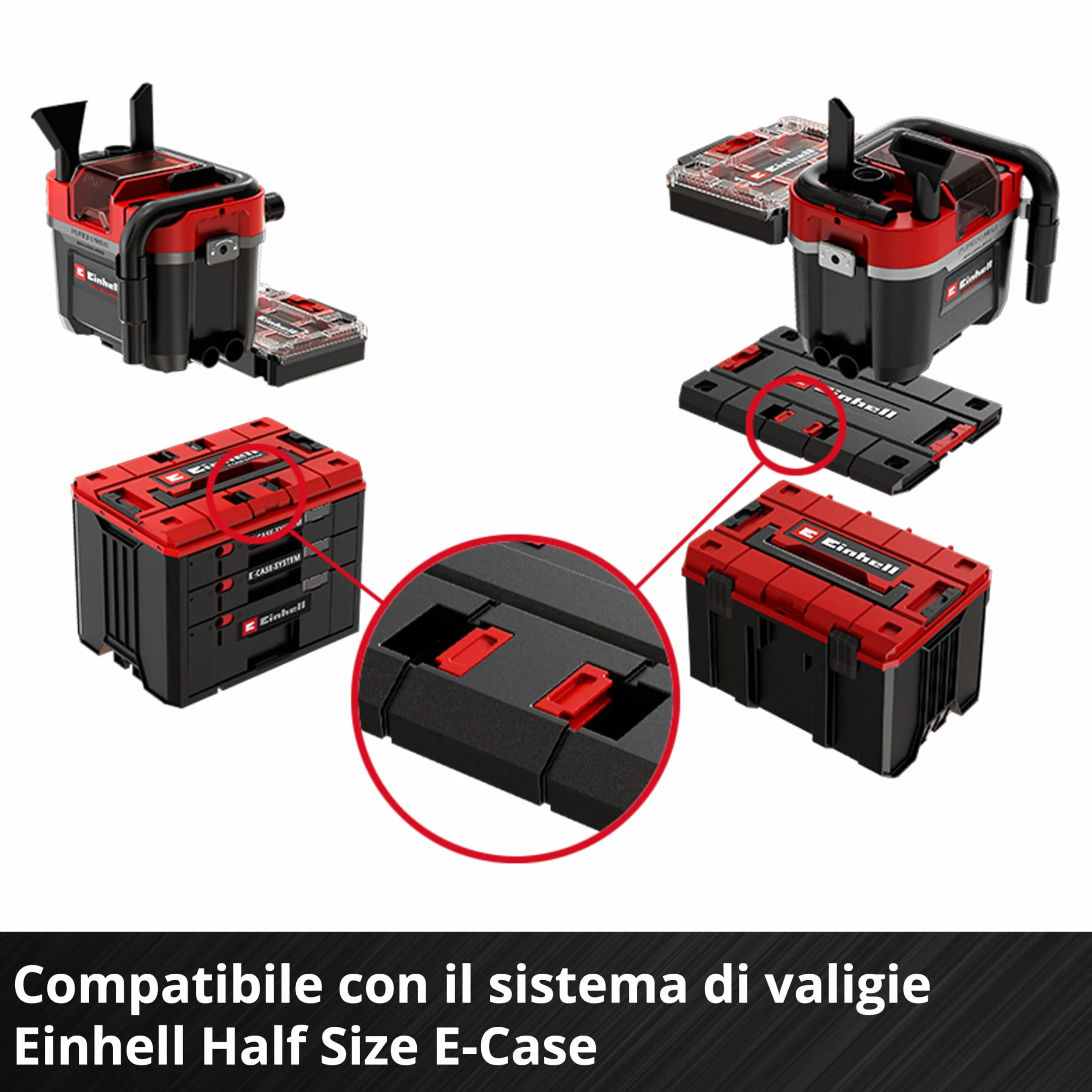 Einhell TP-VC 18/10 Li BL L-Solo Professional Aspirasolidi e liquidi 18 V Brushless 10 l