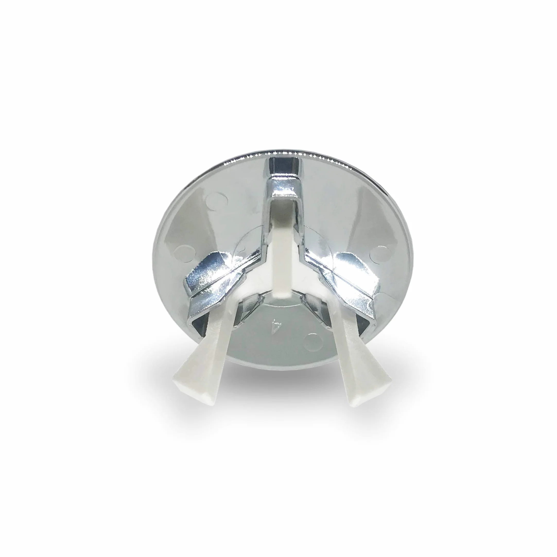Fischer TTP Cromato Coperchio Foro Troppo Pieno per Lavabi Lavandini Bidet