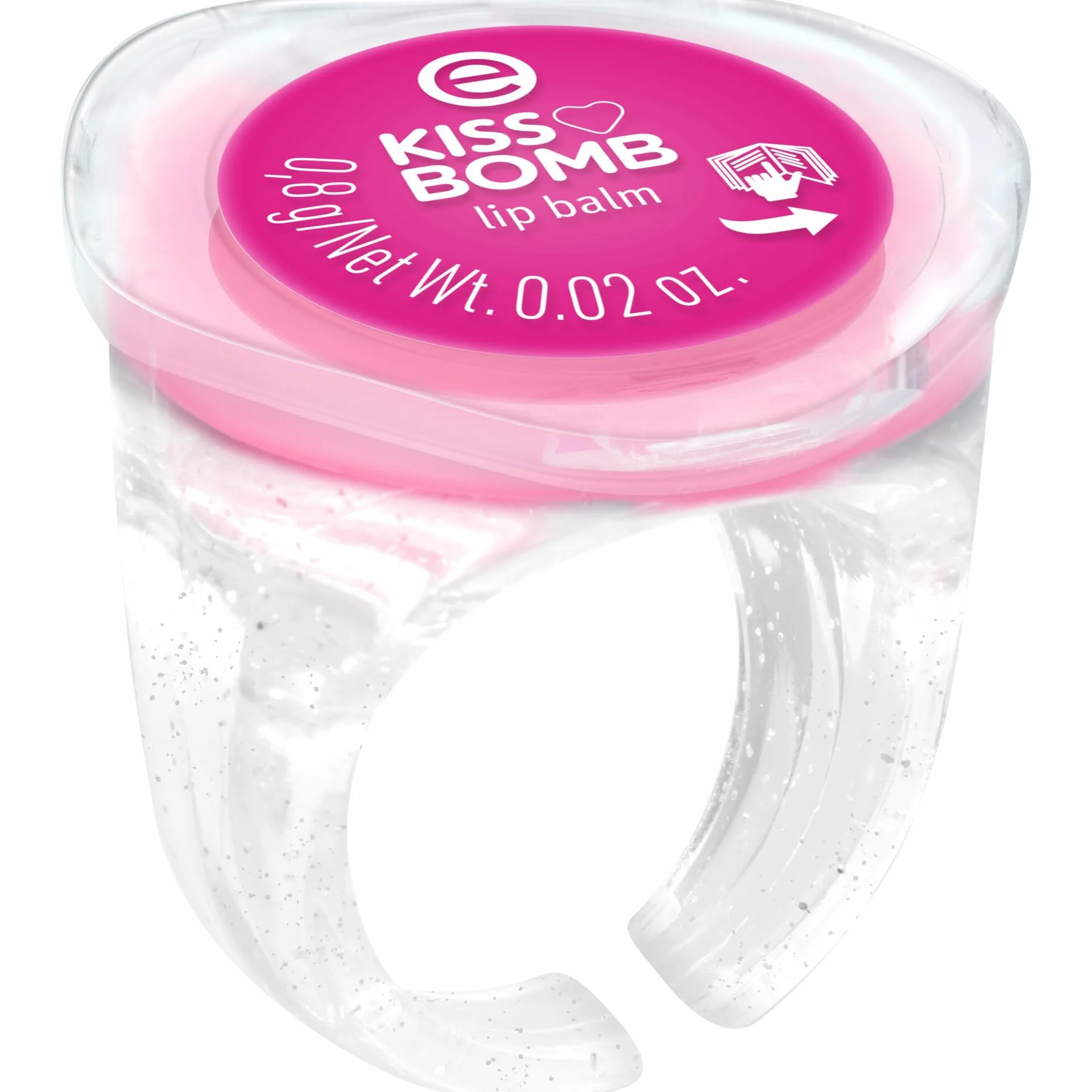 essence KISS BOMB lucidalabbra brillante & balsamo labbra, lucida (10.8ml)
