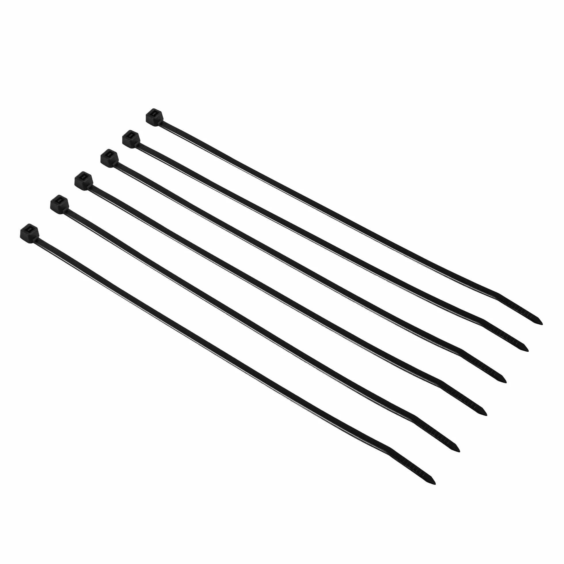 Amazon Basics Fascette stringicavo regolabili, gestione cavi, 100-300 mm, 500 unità, nero