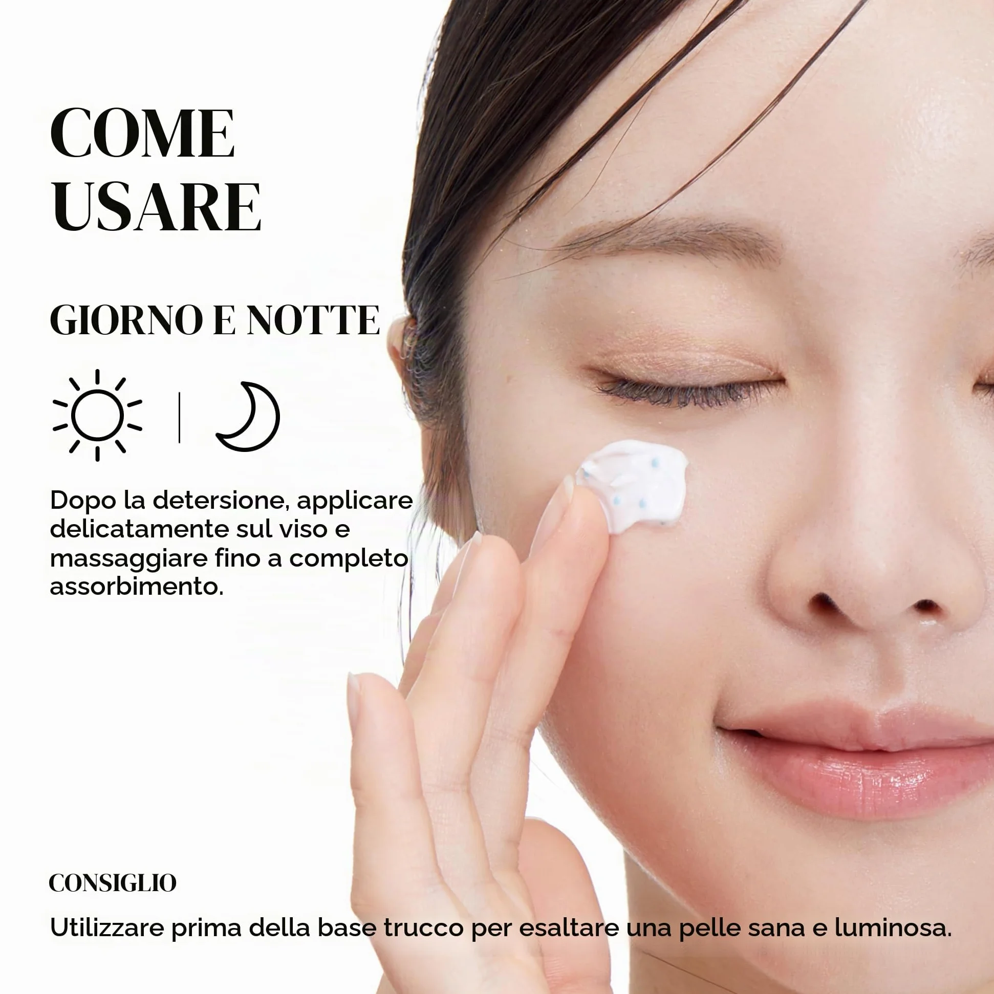 VT COSMETICS PDRN 100 Crema Viso Idratante, con Azulene, Non Profumata, per aiutare l’elasticità della pelle, 50ml, Uso Giorno e Notte, Formula Leggera e Non Grassa