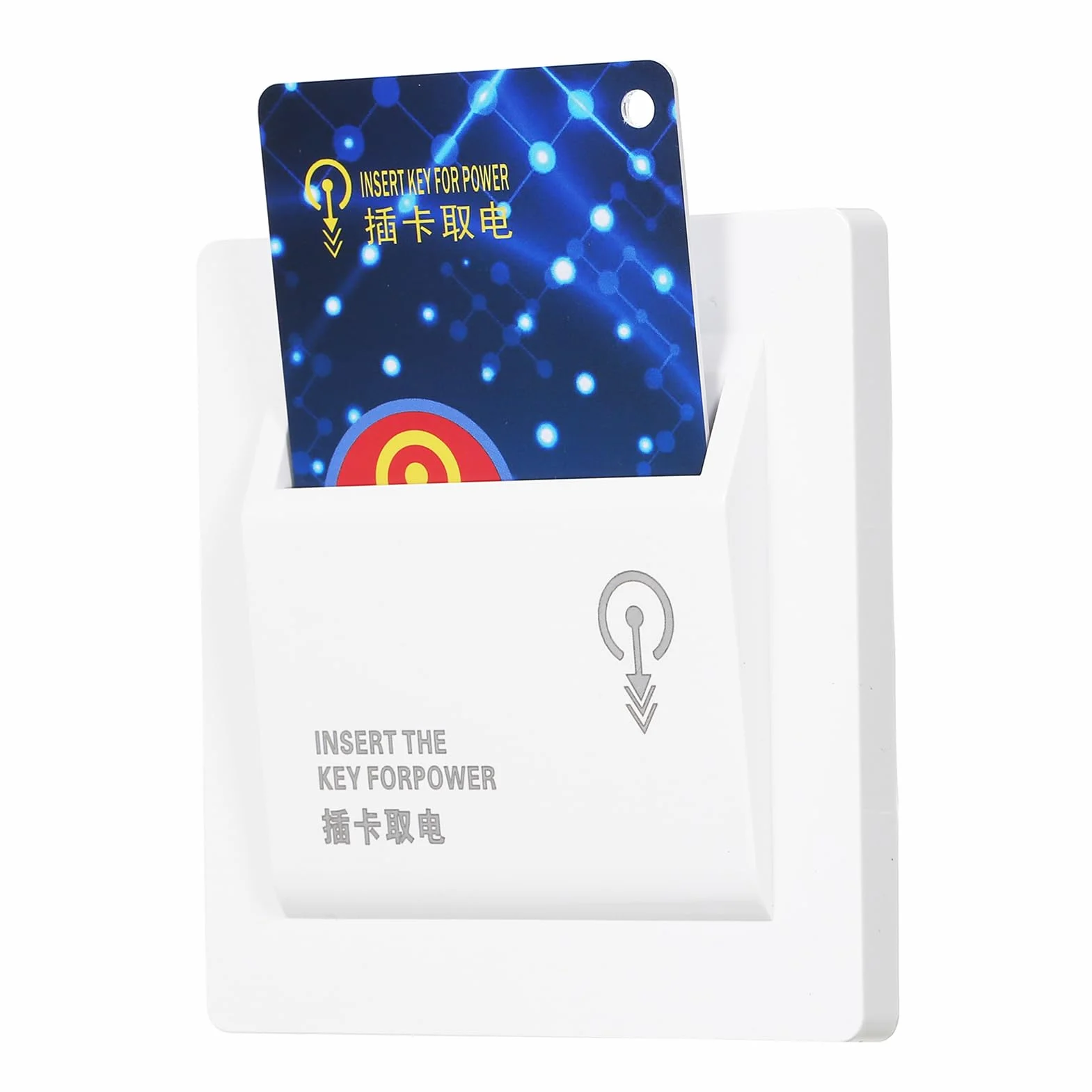 Interruttore scheda RFID HUIOP 40A Risparmio energetico Presa di forza meccanica Camera ospiti Inserire tessera magnetica