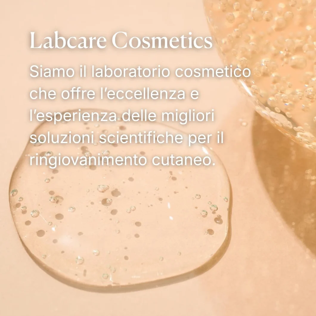 Labcare Omega Totale Siero Occhi e Palpebre - Trattamento Intensivo Rassodante per Lassità Palpebrale e Rughe Laterali con Peptidi, Senza Profumo - 20ml