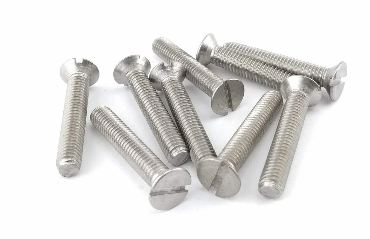 Viti a testa piatta in acciaio inox DIN 963