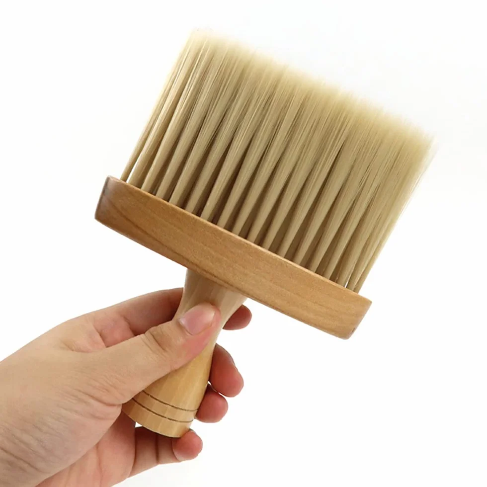 Barber Neck Dust Brush Kit, Professional Barber Neck Duster Soft Cleaning Spazzola per Barbiere Parrucchiere Strumento di Pulizia per Parrucchieri