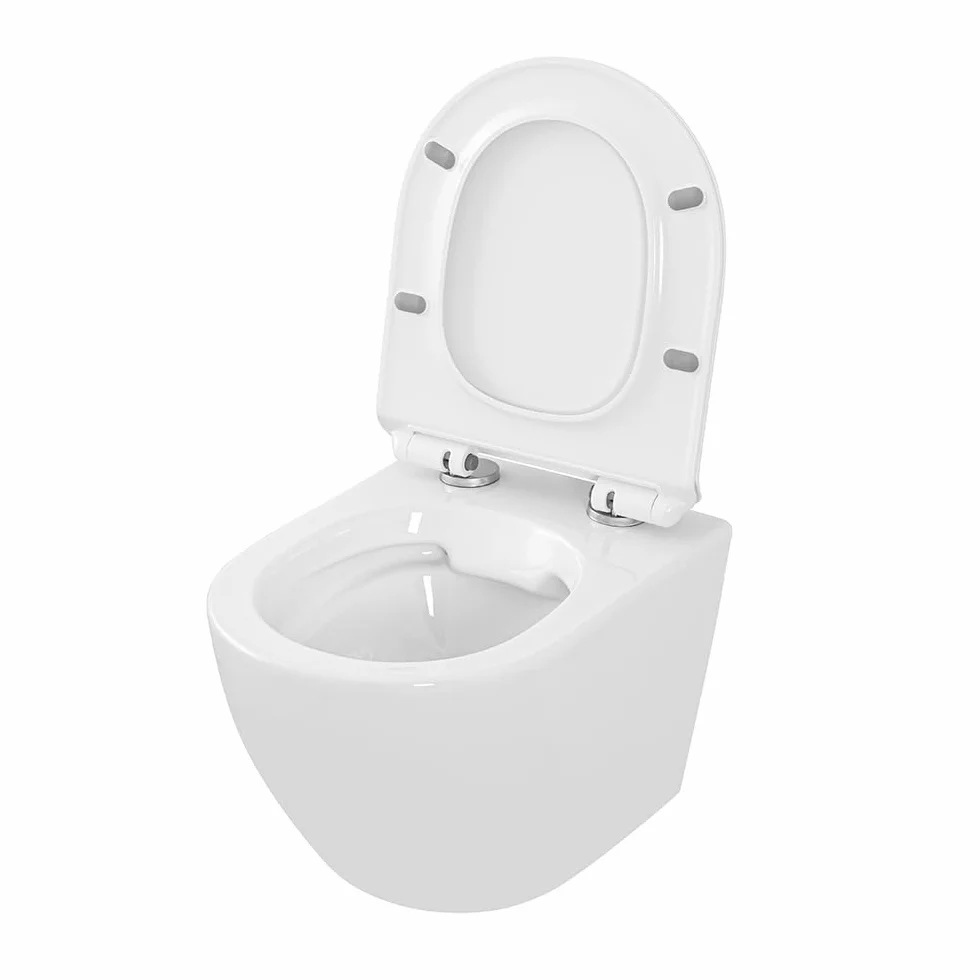 Tokyo Water Sospeso Rimless salvaspazio ceramica bianca design moderno