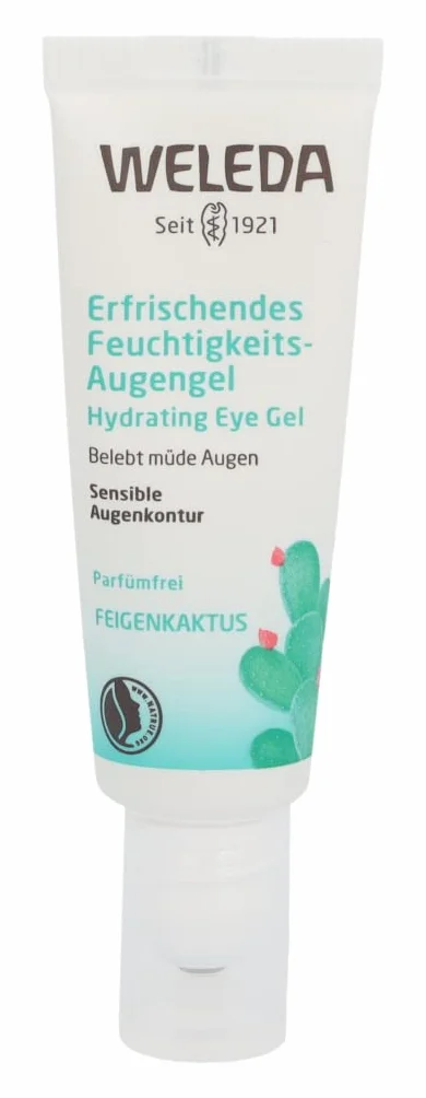 Weleda Gel Contorno Occhi Opuntia, gel lenitivo, privo di profumazione, specifico per la delicata zona perioculare (1x10 ml)