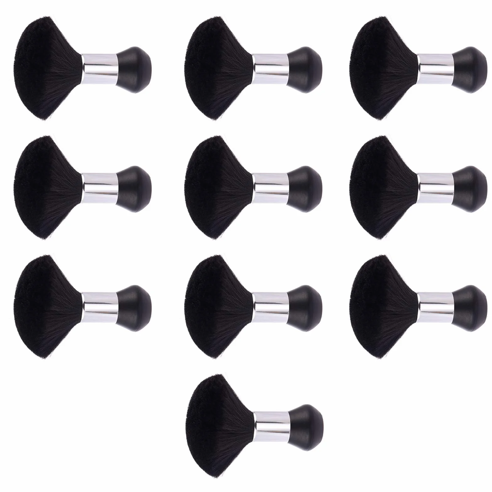 Pennello da barbiere per parrucchiere parrucchiere parrucchiere capelli morbidi pulizia spazzola capelli capelli trucco strumento 10 pz