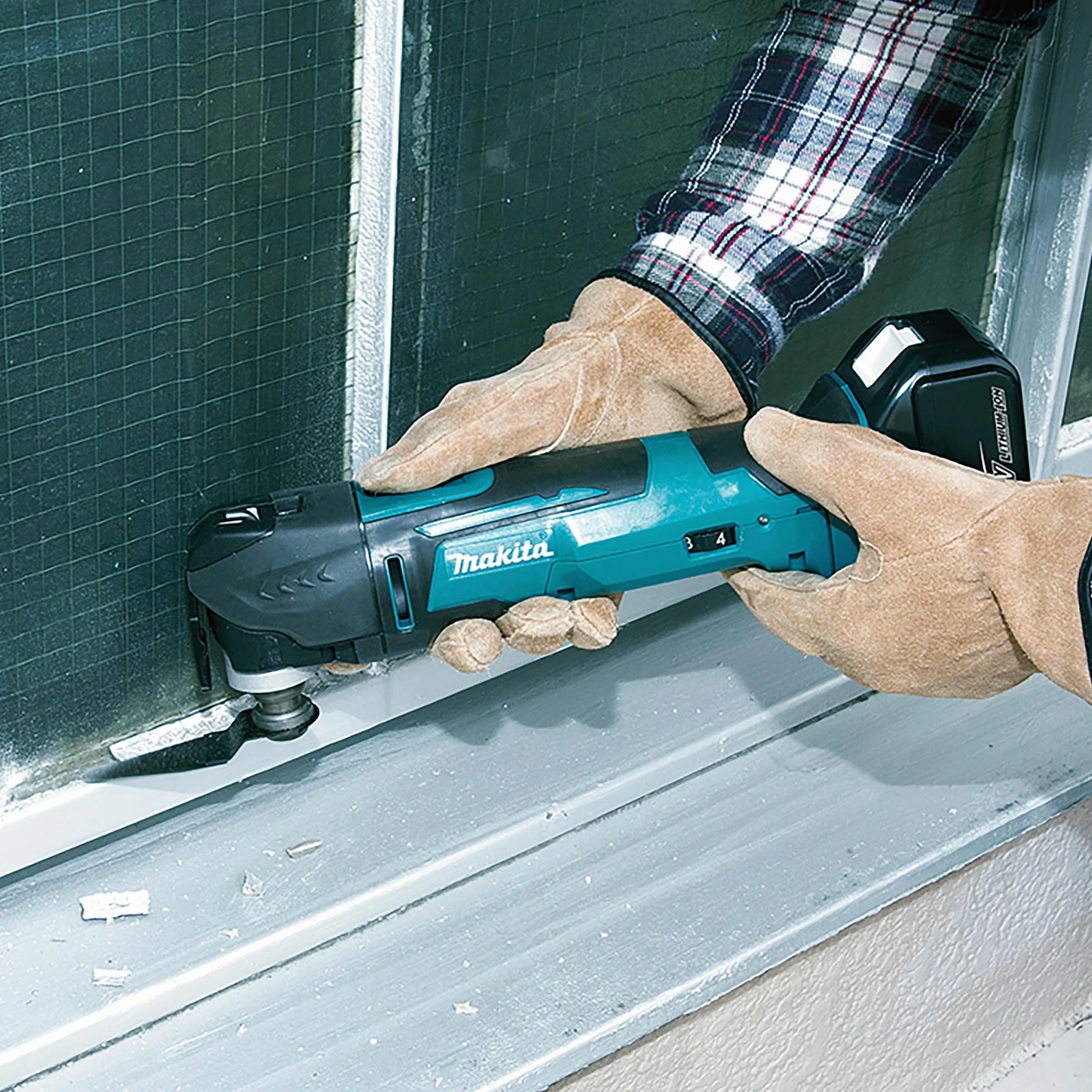 Makita DTM51Z Utensile multifunzione a batteria 18 V, blu