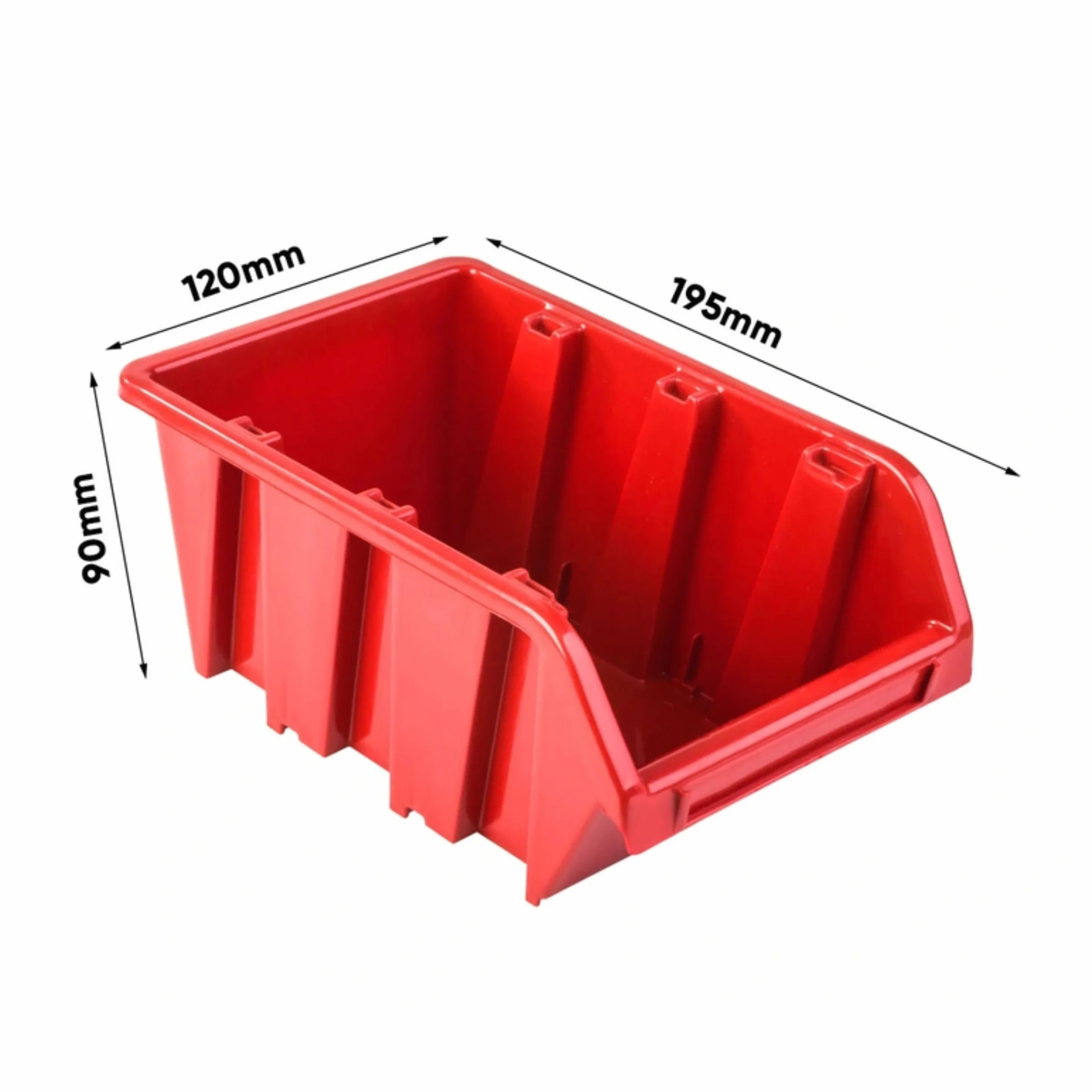 Set di 30 scatole impilabili e 2 ripiani da parete 39x38 cm, pannello perforato per conservazione flessibile