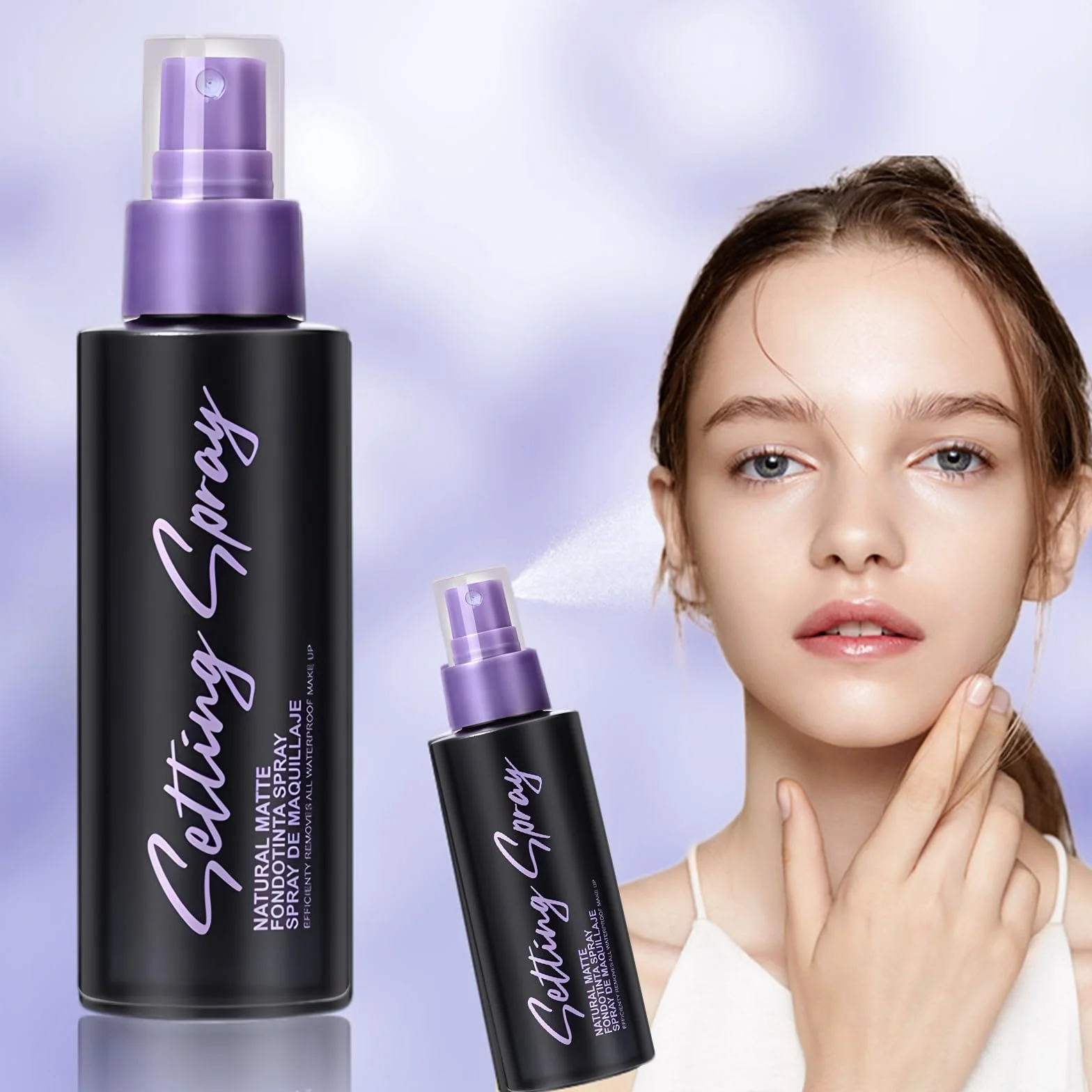 Makeup Setting Spray, Last Keep It Make-Up Fixing Spray, Fissante per il Make-Up, No Transfer, Ad Asciugatura Rapida, A Prova di Sudore e Umidità, Rinfrescante, Idratante,