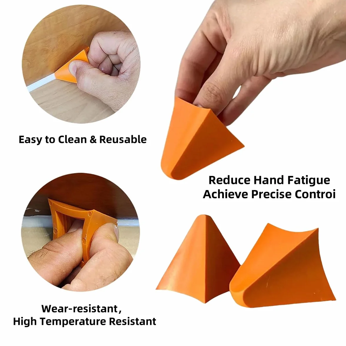 Strumenti per Giunzioni in Silicone 4 Pezzi per Cucina e Bagno