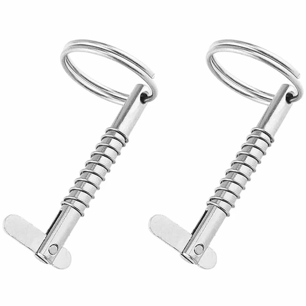 Perno a sgancio rapido inossidabile 316 6.3mm x 51mm 2 pezzi perni a molla marini