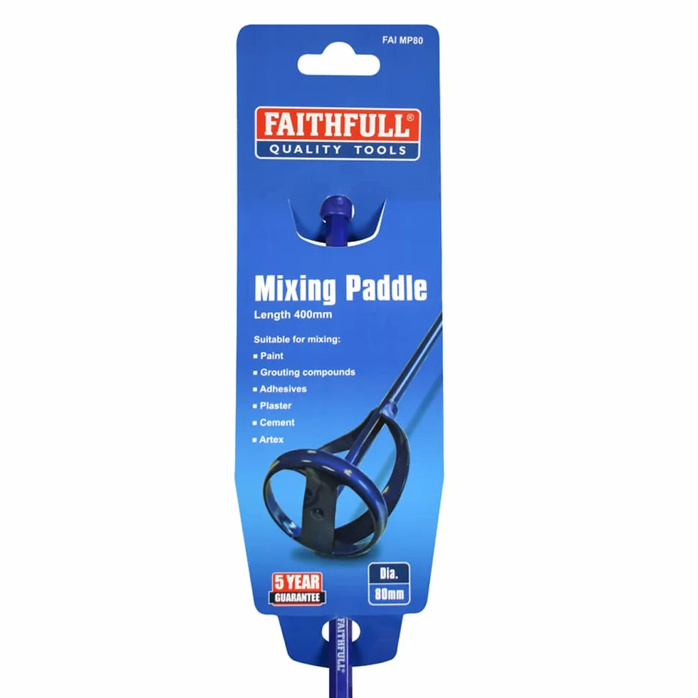 Faithfull FAIMP80 Aste agitazione circolare 80 mm