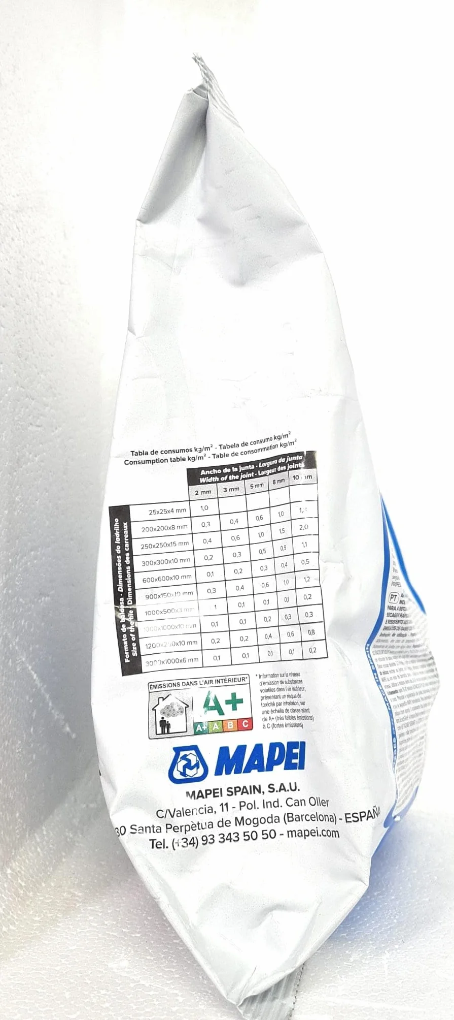 Mapei Ultracolor Plus 111 zaprawa fugowa szara srebrna 2 kg